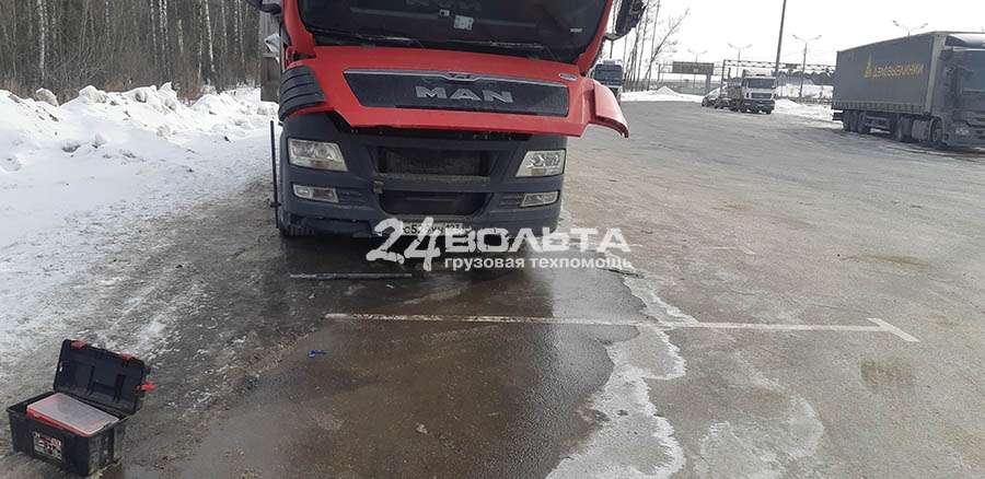 Замена стартера грузовика